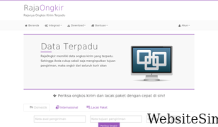 rajaongkir.com Screenshot