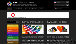 ralcolorchart.com Screenshot
