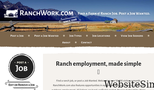 ranchwork.com Screenshot