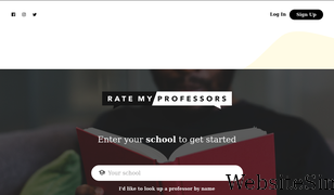ratemyprofessors.com Screenshot
