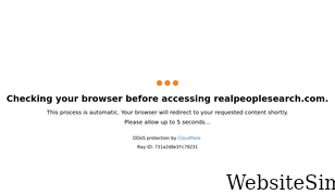 realpeoplesearch.com Screenshot