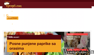recepti.com Screenshot