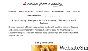 recipesfromapantry.com Screenshot