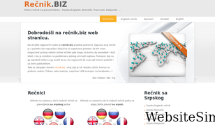 recnik.biz Screenshot