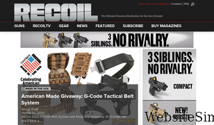 recoilweb.com Screenshot