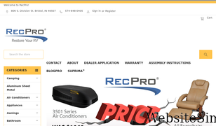 recpro.com Screenshot