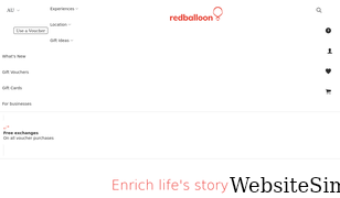 redballoon.com.au Screenshot