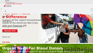 redcross.org Screenshot