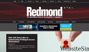 redmondmag.com Screenshot