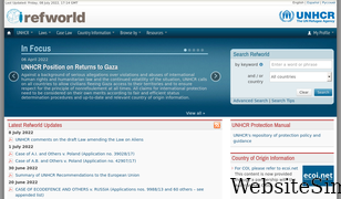refworld.org Screenshot