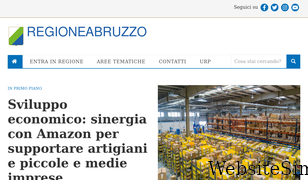regione.abruzzo.it Screenshot