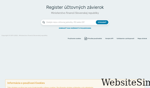 registeruz.sk Screenshot
