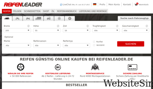 reifenleader.de Screenshot