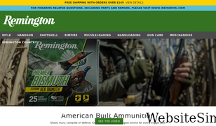 remington.com Screenshot