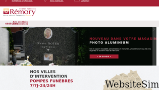 remory-pompes-funebres.com Screenshot