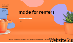 rent.com.au Screenshot