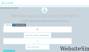 resalib.fr Screenshot