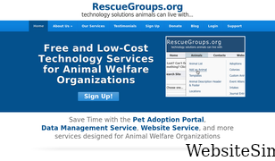 rescuegroups.org Screenshot