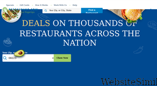 restaurant.com Screenshot