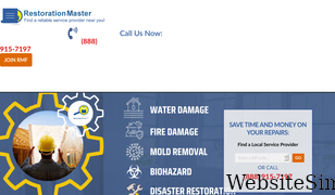 restorationmasterfinder.com Screenshot