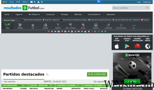 resultados-futbol.com Screenshot
