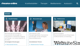 rheuma-online.de Screenshot