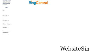 ringcentral.com Screenshot