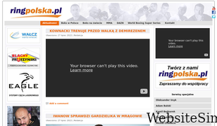 ringpolska.pl Screenshot