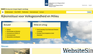 rivm.nl Screenshot