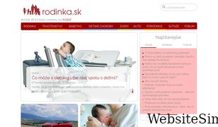 rodinka.sk Screenshot