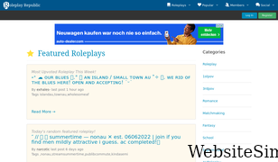 roleplayrepublic.com Screenshot