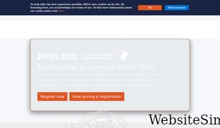 rsna.org Screenshot