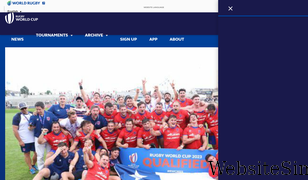 rugbyworldcup.com Screenshot