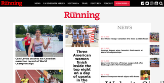 runningmagazine.ca Screenshot