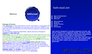 safe-mail.net Screenshot