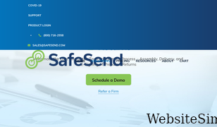 safesendreturns.com Screenshot