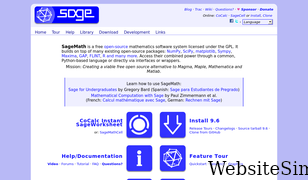 sagemath.org Screenshot