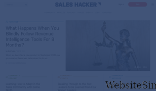 saleshacker.com Screenshot