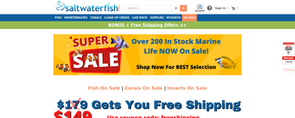saltwaterfish.com Screenshot