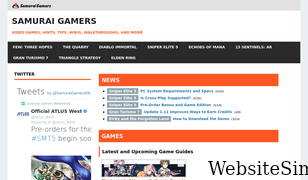 samurai-gamers.com Screenshot