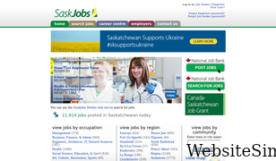 saskjobs.ca Screenshot