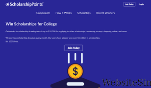 scholarshippoints.com Screenshot