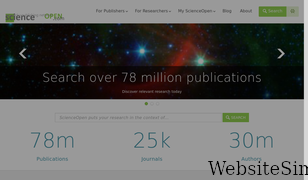 scienceopen.com Screenshot