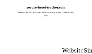 secure-hotel-tracker.com Screenshot