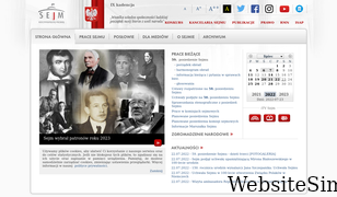 sejm.gov.pl Screenshot