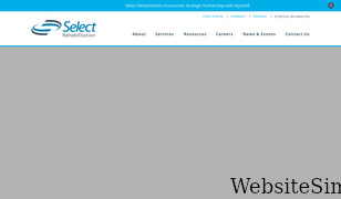 selectrehab.com Screenshot