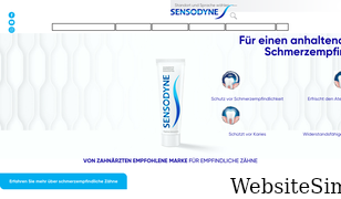 sensodyne.com Screenshot