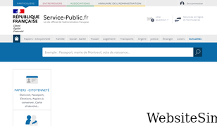 service-public.fr Screenshot