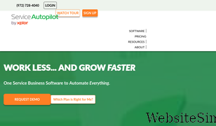 serviceautopilot.com Screenshot