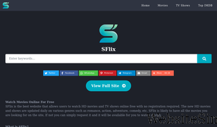 sflix.se Screenshot